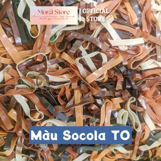 Gói 100G Chun Buộc Tóc Nhiều Màu, Màu Đen MORAL
