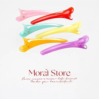 Set 10 Kẹp tóc mỏ vịt thời trang Hàn Quốc Màu Sắc xinh xắn Moral