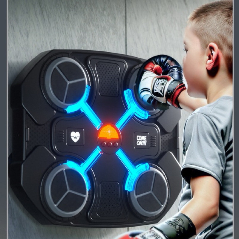 Máy tập đấm bốc theo nhạc Boxing hỗ trợ kết nối Bluetooth, Boxing theo nhạc, kích thích vận động