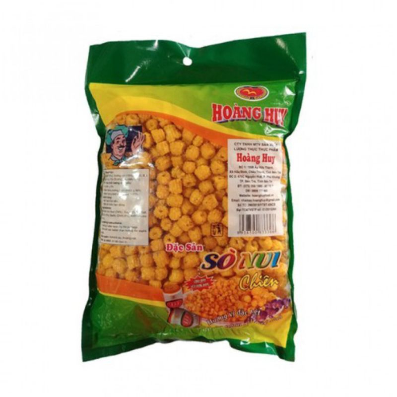 Nui Sấy giòn sa tế Ăn Vặt Hoàng Huy 400g | BigBuy360 - bigbuy360.vn