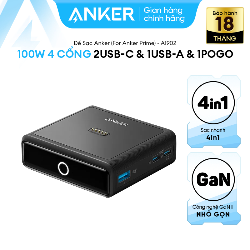 Đế sạc Anker 100W