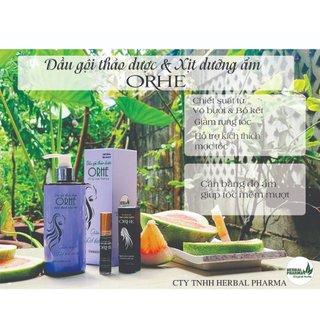 Dầu gội thảo dược kích thích mọc tóc, GIẢM RỤNG TÓC ORHE