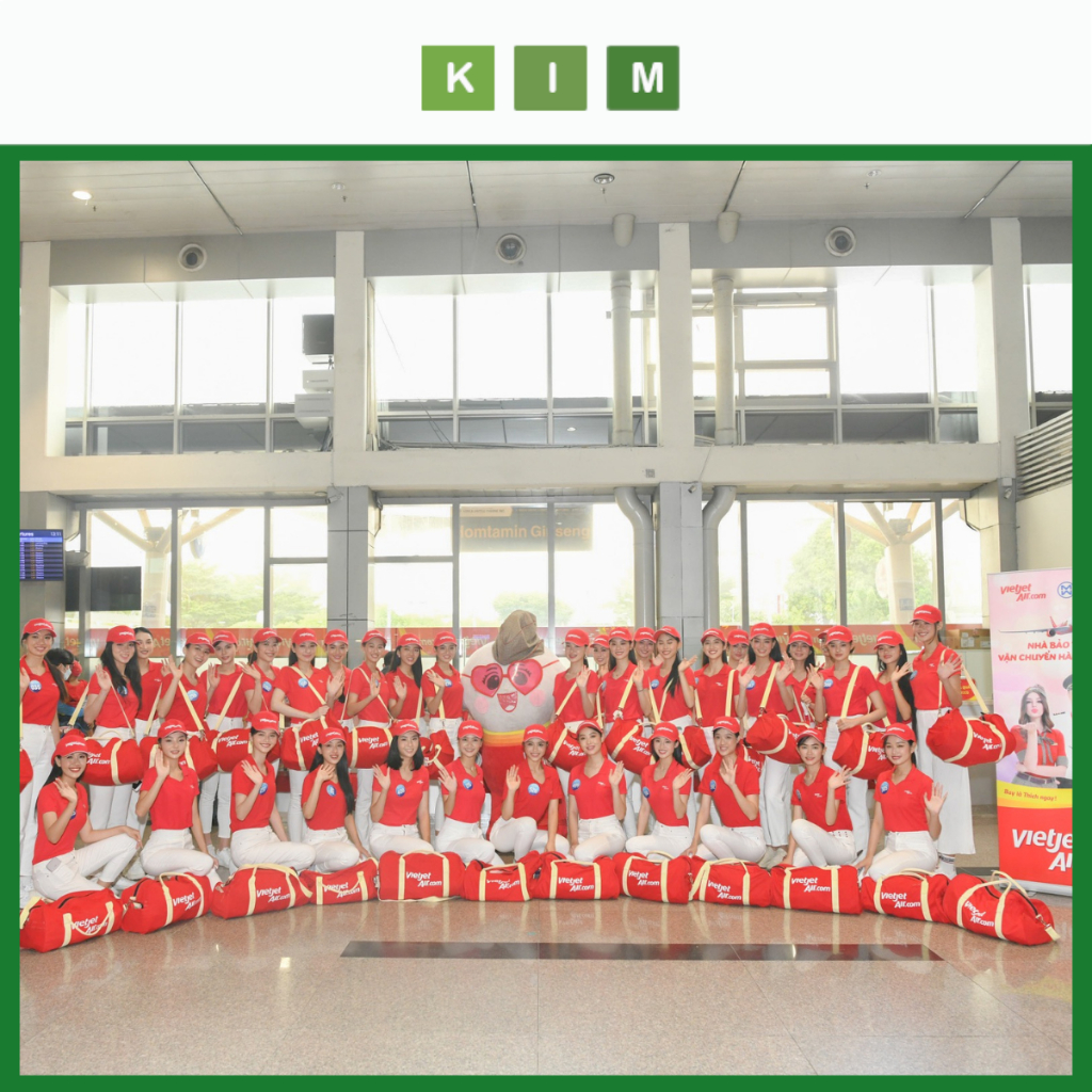 Áo thun nam nữ Vietjet chất dày dặn - Áo thun nam nữ VJ thoải mái co giãn đủ size