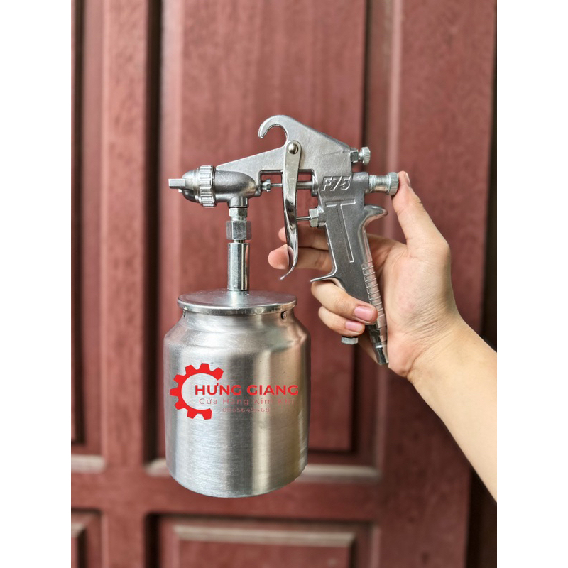 Súng Phun Sơn F75 - 750ml phun sơn, phun dầu cao cấp