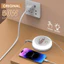 Bộ Sạc Nhanh 6 cổng Sạc 4 USB và 2 type-C 50W Sạc nhanh đa năng kết hợp bóng đèn ngủ Thông Minh ĐTDĐ