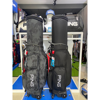 Túi đựng gậy Golf ping bánh xe kéo tiện lợi, lcover cứng đi máy bay tặng bao che mưa và cover mềm hoả tốc HCM và HÀ Nội