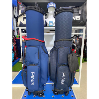Túi đựng gậy Golf ping bánh xe kéo tiện lợi, lcover cứng đi máy bay tặng bao che mưa và cover mềm hoả tốc HCM và HÀ Nội