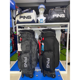 Túi đựng gậy Golf ping bánh xe kéo tiện lợi, lcover cứng đi máy bay tặng bao che mưa và cover mềm hoả tốc HCM và HÀ Nội