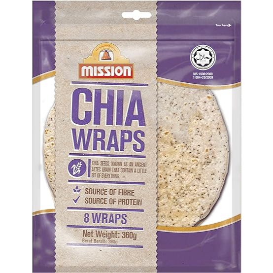 Bánh Roti Hạt chia Mission Chia Wraps 360G | Shopee Việt Nam
