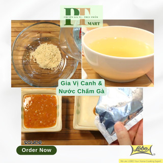 Set Gia vị Cơm Gà Hải Nam hiệu Lobo. Gồm Cơm, Canh và Nước Chấm