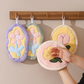 Khăn lau tay nhà bếp dễ thương,Khăn lau tay,lau bát đĩa hình bông hoa