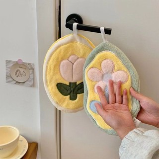 Khăn lau tay nhà bếp dễ thương,Khăn lau tay,lau bát đĩa hình bông hoa