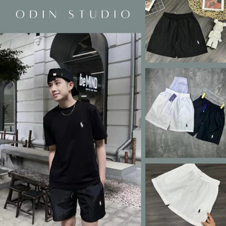 Quần Short Nam Rap Lau Rừn Họa Tiết Thêu Ngựa Cao Bồi Siêu Đẹp - Quần Đùi Rap Lau Rừn Chất Vải Gió Cao Cấp-ODIN STUDIO