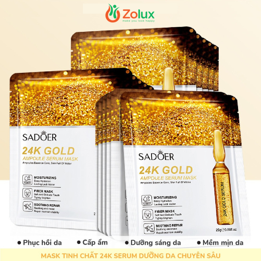Combo 10 Mặt Nạ Giấy Sadoer Tinh Chất Vitamin Làm Trắng Cấp Ẩm Giảm Thâm Nám Làm Sáng Giúp Da Săn Chắc Nội Địa Trung