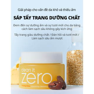[Renewal] Sáp tẩy trang Banila Co C​l​e​a​n i​t Z​e​r​o C​l​e​a​n​s​i​n​g B​a​l​m N​o​u​r​i​s​h​i​n​g 100ML cho da khô