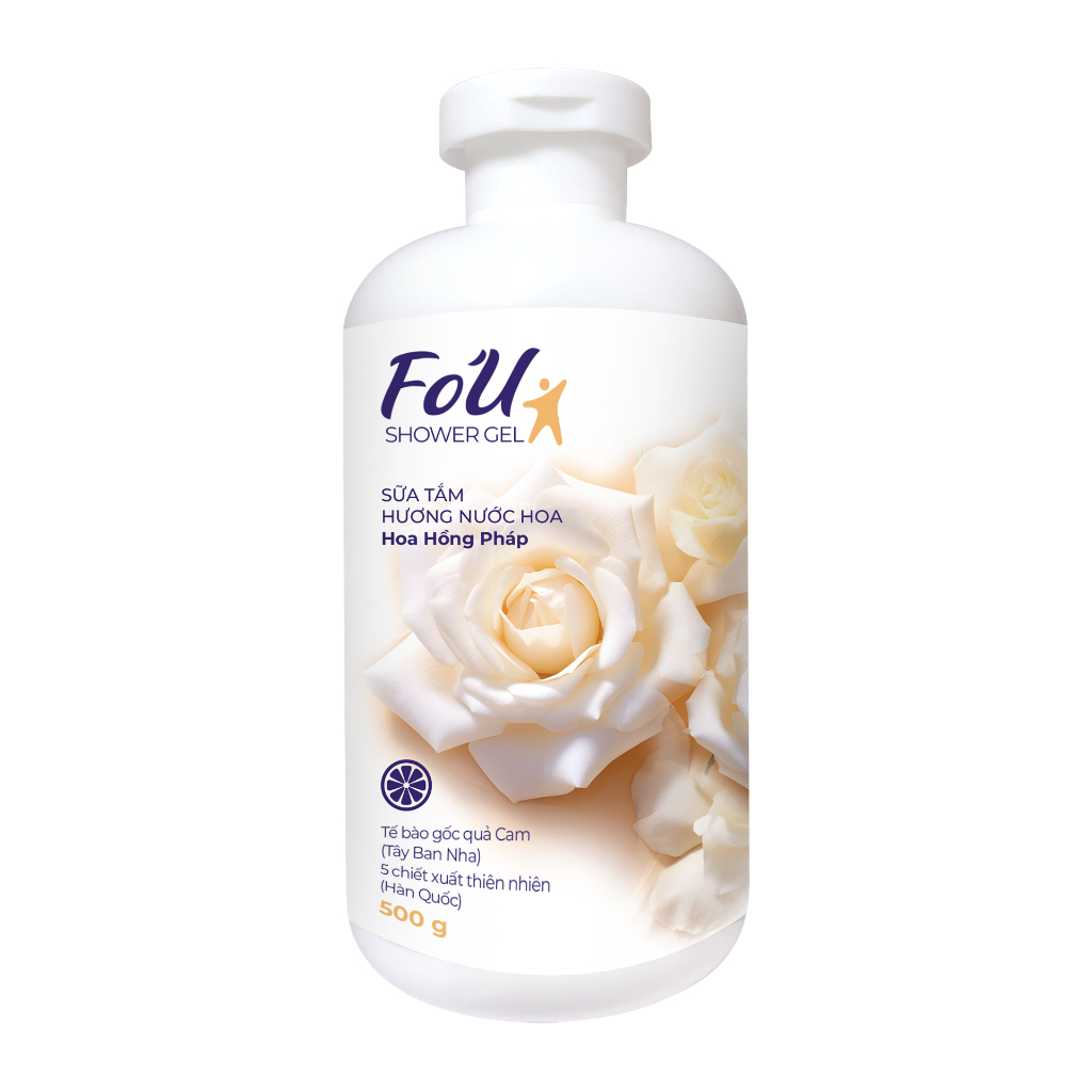 Sữa Tắm Fo'U Fobe Hương Nước Hoa Thơm Quyến Rũ, Phục Hồi Hư Tổn N2 - Chai 500ml