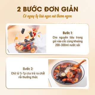 Trà ngọc nữ 30 set bổ huyết điều kinh, giảm sạm nám tàn nhang, nuôi dưỡng tử cung, da hồng nhuận sắc