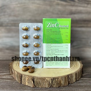 Viên uống tăng đề kháng ZinC Roxtech bổ sung kẽm hỗ trợ tăng cường hệ ...