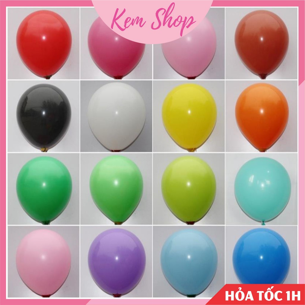 Set 50 bóng bay 10'' trang trí sinh nhật, sự kiện, khai trương, đám cưới, kỷ yếu - K176