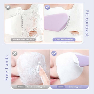 COMBO 2 Cọ Đắp Mặt Nạ Bằng Silicon 2 Đầu, Cọ Quét Mặt Nạ Cọ Peel Da Chổi Quét Mask Tiện Lợi 88815