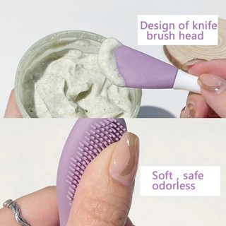 COMBO 2 Cọ Đắp Mặt Nạ Bằng Silicon 2 Đầu, Cọ Quét Mặt Nạ Cọ Peel Da Chổi Quét Mask Tiện Lợi 88815