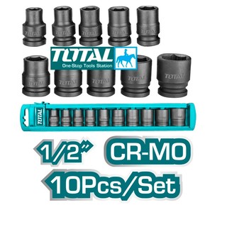 ĐỒ NGHỀ TOTAL Bộ 10 đầu tuýp Impact DR 1/2 inch	THISTD12101<HÀNG CHÍNH HÃNG>