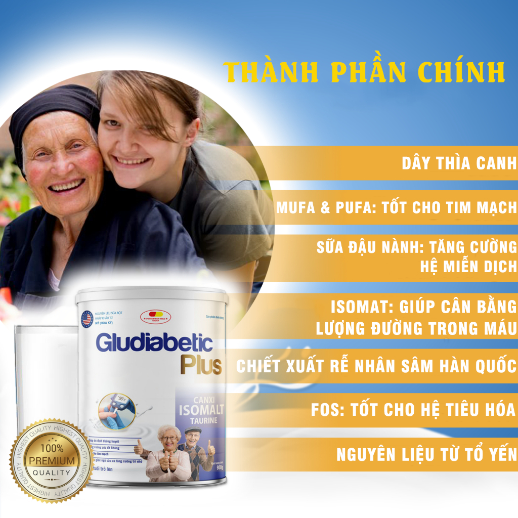 Ảnh Sữa Bột Cho Người Tiểu Đường Gludiabetic giúp ổn định đường huyết Chính Hãng Japa kids 4
