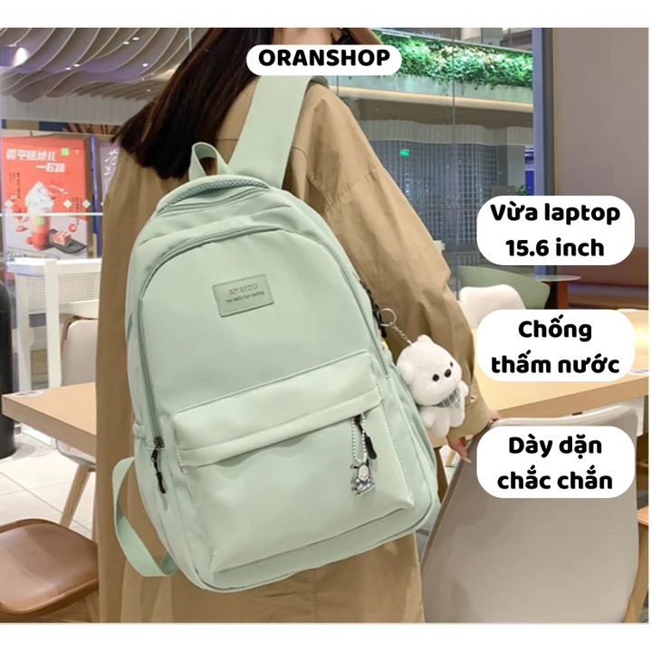 balo nam nữ, balo laptop 15,6 inch, chống nước, balo đi học, du lịch, đi làm BL 38 balo ORAN