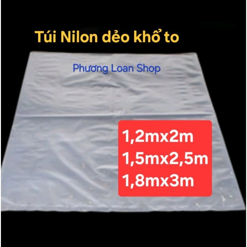 Túi Nilong dẻo Khổ To ngang từ 1m đến 1m8.Dày-mỏng,Các loại túi khổ to ...