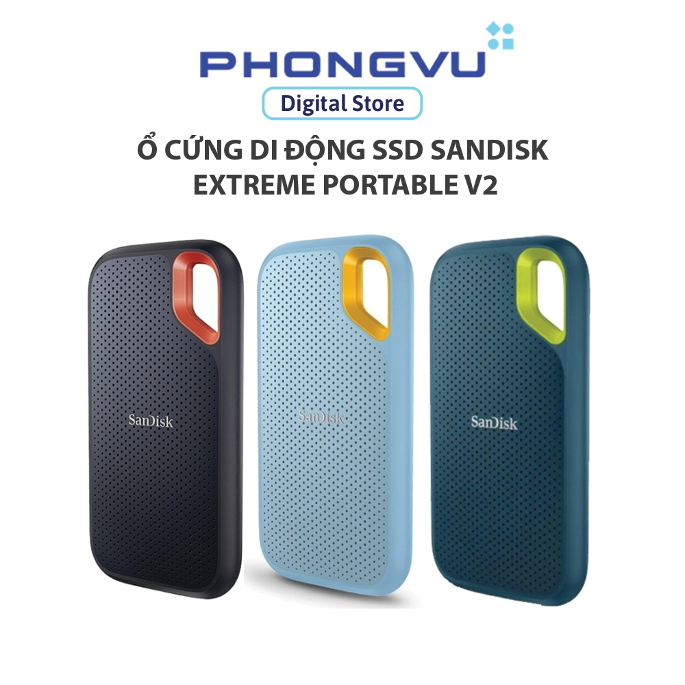 Ổ cứng di động SSD SanDisk Extreme Portable V2 Bảo hành 60 tháng