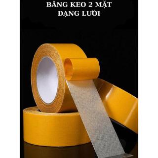 Băng keo 2 mặt dạng lưới đa năng siêu chắc chắn, không để lại keo khi bóc, cố định dùng trong gia đình - AB