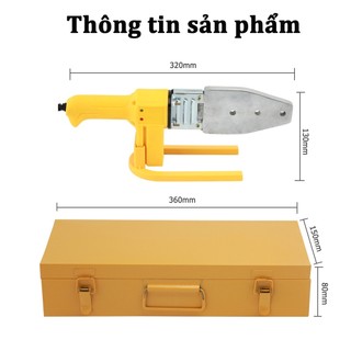 [🔥Rẻ AIMVUKES ] Máy Hàn Ống Nhiệt Các Loại PPR,PE,PB Từ 20mm-63mm Máy Hàn Ống Chuyên Dụng Công Suất 1000w