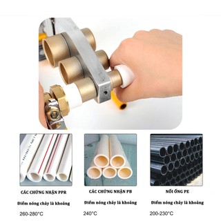 [🔥Rẻ AIMVUKES ] Máy Hàn Ống Nhiệt Các Loại PPR,PE,PB Từ 20mm-63mm Máy Hàn Ống Chuyên Dụng Công Suất 1000w