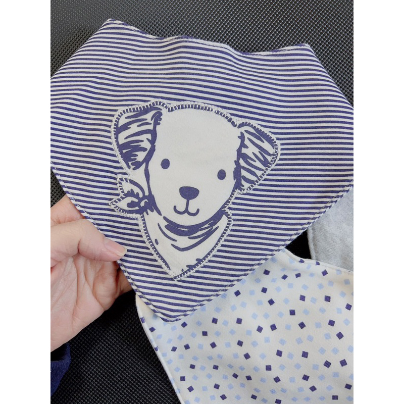 Yếm Tam Giác Cho Bé Trai Bé Gái NB-18M Xuất Dư Xịn Cotton Thấm Hút Nước Dãi Keinnier X04-152 C6104