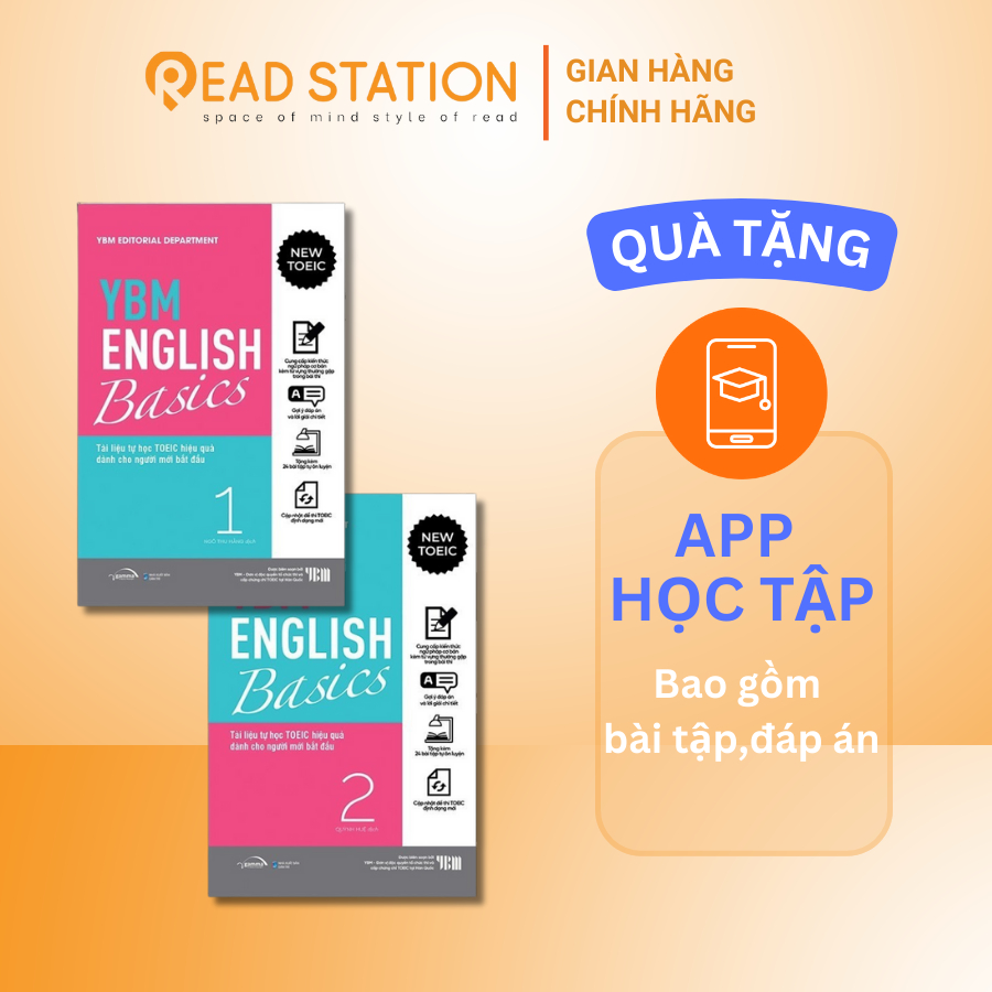 Ảnh Sách Combo: YBM ENGLISH Basics (Tập 1 + 2) 1