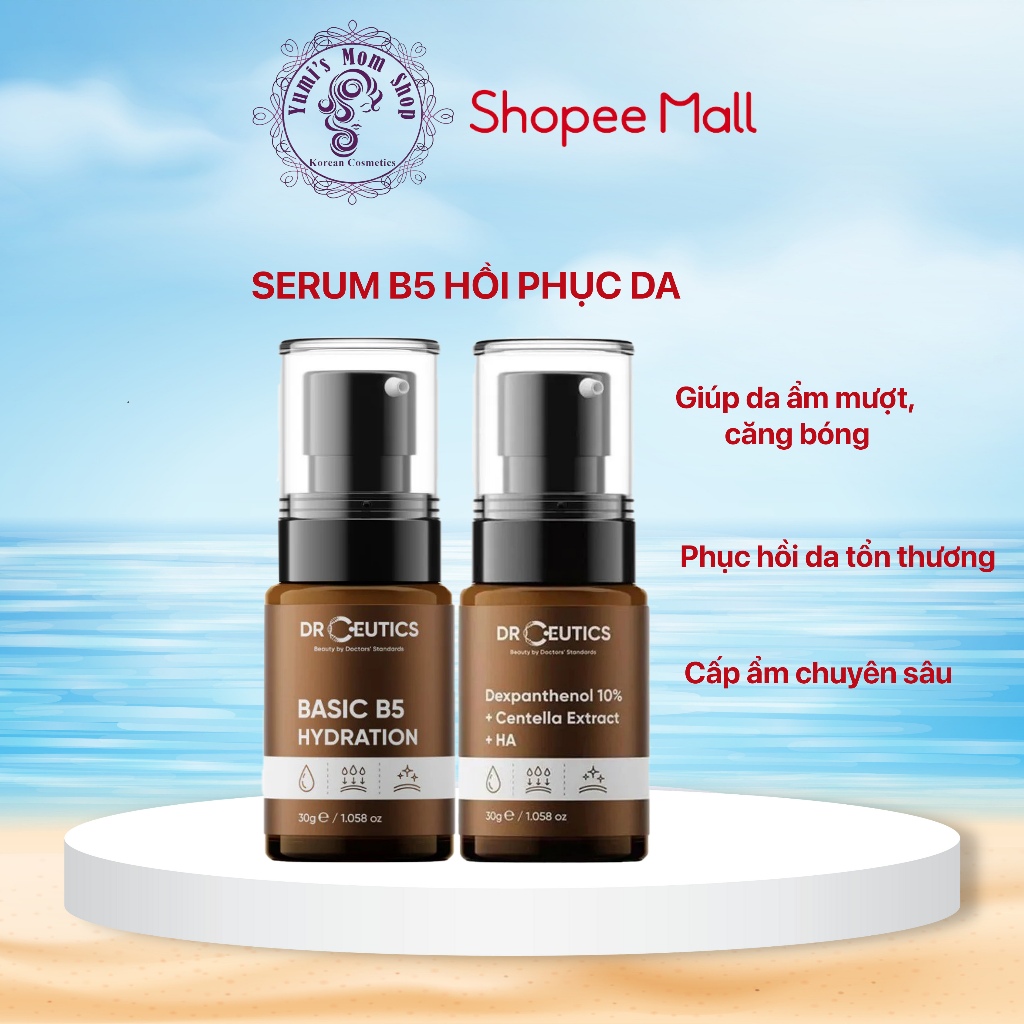 Serum DrCeutics Tinh Chất Dưỡng Cấp Ẩm, Làm Dịu Da Cho Da Dầu Mụn ...