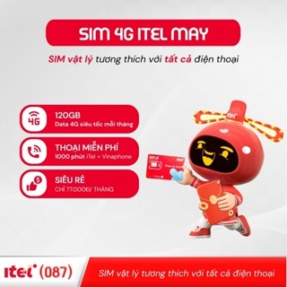 Siêu SIM DATA 4G iTel MAY_Vinaphone - Thoải mái DATA, không lo GIẬT LAG ...