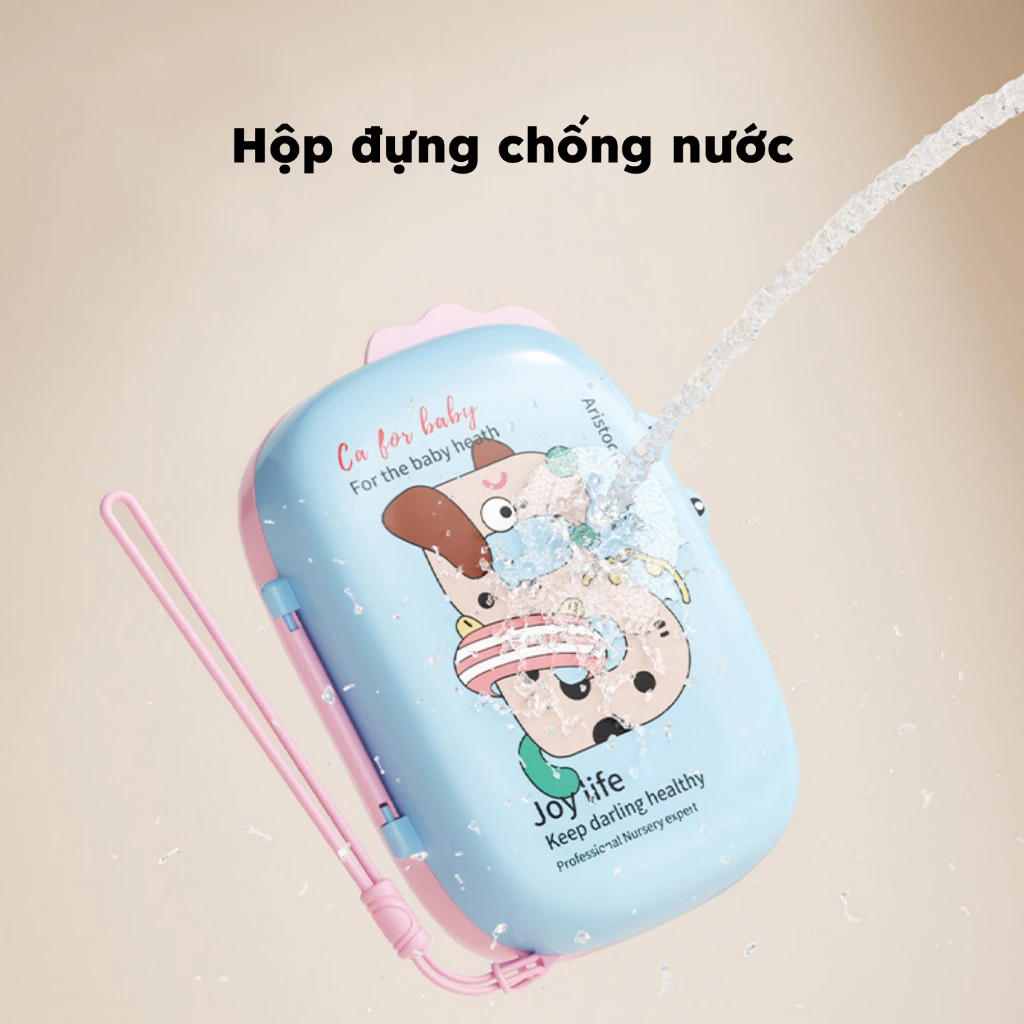 Bộ Hộp Cọ Bình Joy Life 6 Chi Tiết Di Động Vừa Cọ Bình,Vừa Úp Bình Tiện Lợi, Vệ Sinh, Nhỏ Gọn Dễ Man