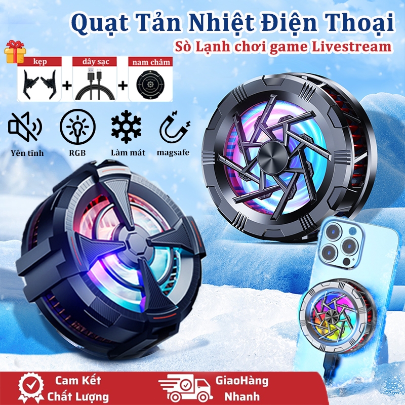 Bộ tản nhiệt điện thoại Sò Lạnh Máy làm mát điện thoại di động Máy làm mát chơi game cho I-Phone / Samsung / Xiaomi