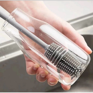 T&T0077 Cọ rửa ly silicon thuỷ tinh bình sữa có tay cầm dài sử dụng bền bỉ an toàn đa năng