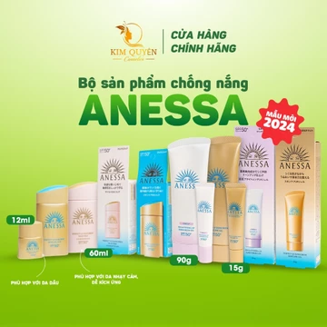 TỔNG HỢP SỮA CHỐNG NẮNG ANESSA PERFECT SPF50+ PA++++ 60ML/90G