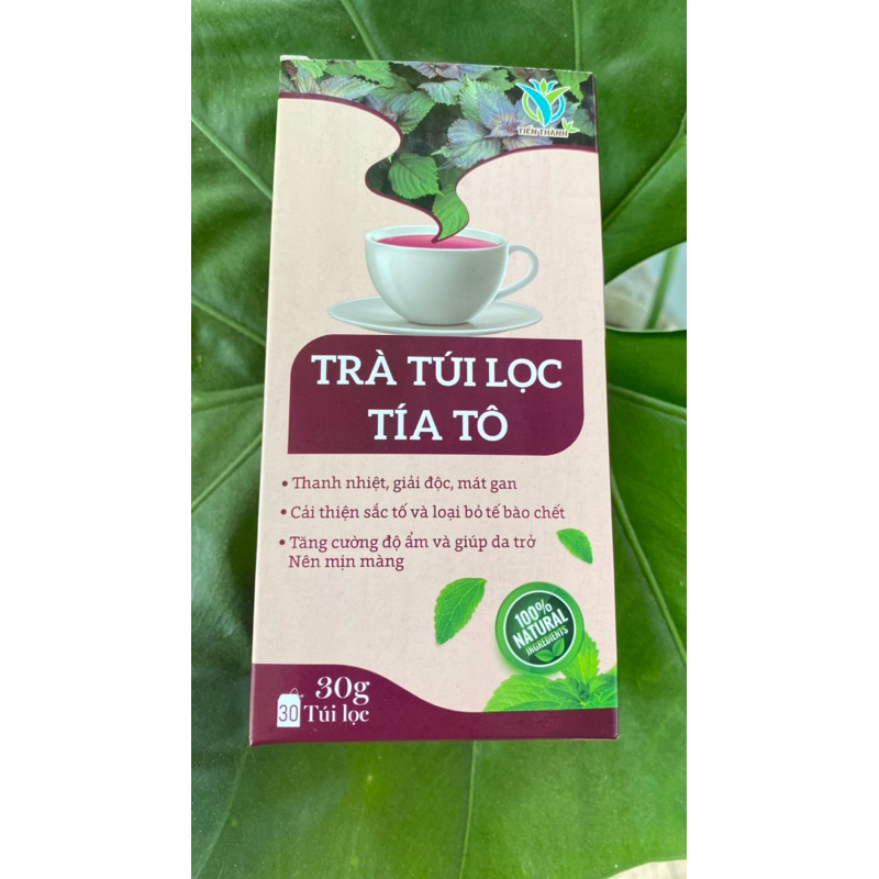 Trà tía tô túi lọc thanh nhiệt – hỗ trợ sáng da, giảm nóng trong, dễ uống mỗi ngày (30 túi)