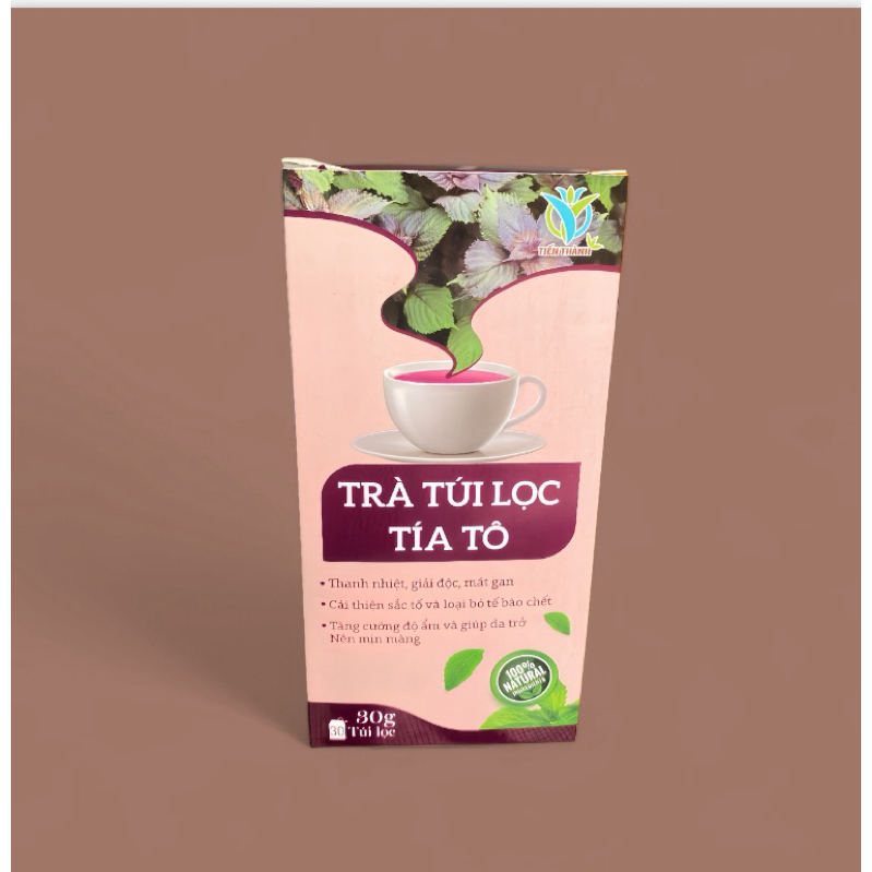Trà tía tô túi lọc thanh nhiệt – hỗ trợ sáng da, giảm nóng trong, dễ uống mỗi ngày (30 túi)