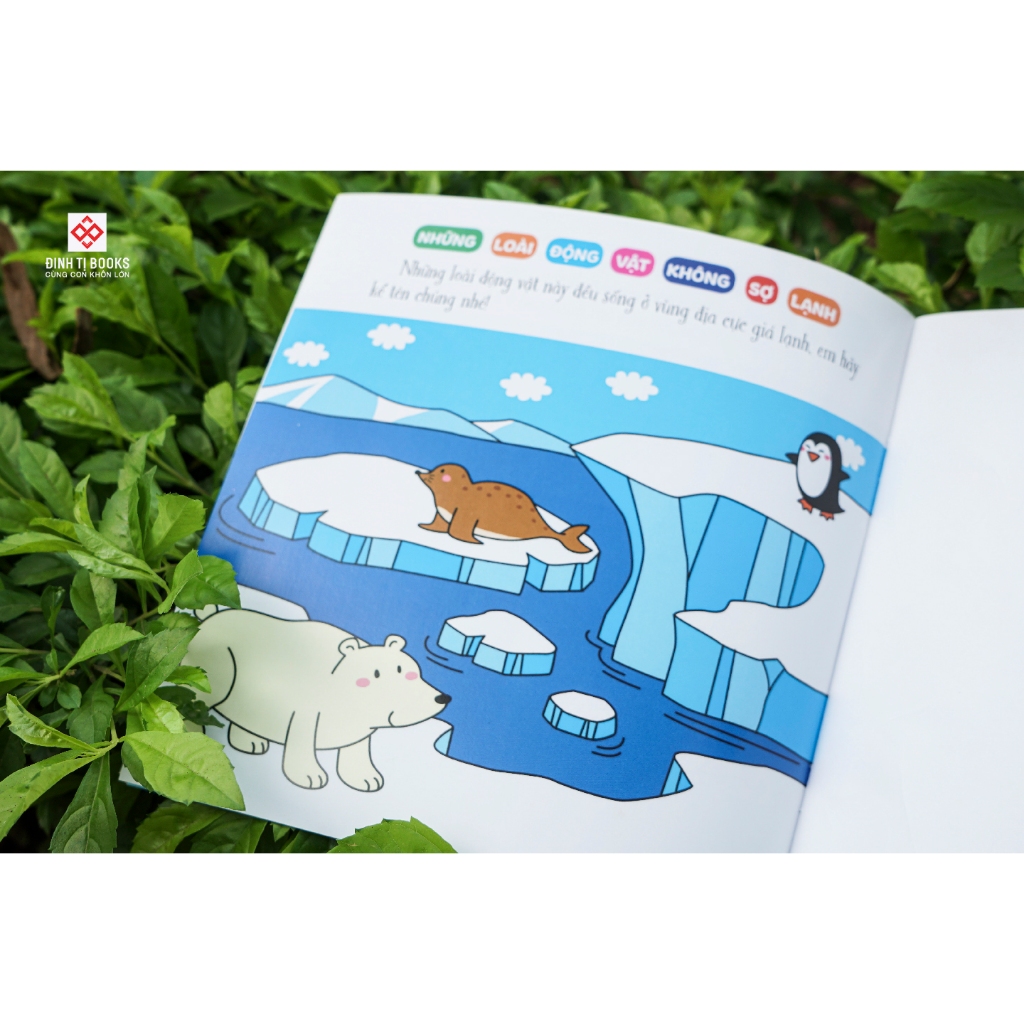 Ảnh Sách bóc dán giúp trẻ phát triển nhận thức đầu đời - Cho trẻ từ 3 - 6 tuổi - Đinh Tị Books 3