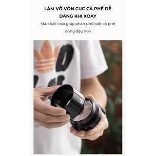 [VOLCANO] Dụng cụ san phẵng cà phê cho bình moka
