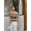 Áo linen trễ vai nhún NELLY TOP
