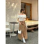 Áo linen trễ vai nhún NELLY TOP