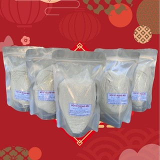 Combo 5 túi bột tẩy rong rêu, trên nền xi măng tường gạch