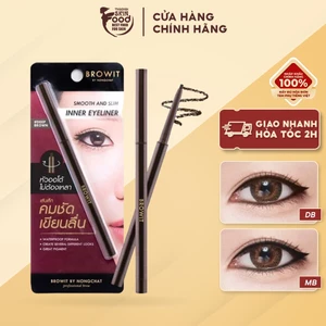 Kẻ Viền Mắt Trong Dạng Sáp, Chống Nước, Sắc Nét Browit Smooth and Slim Inner Eyeliner 0.1g - DEEP BROWN