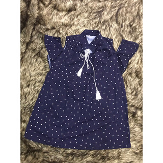 Đầm Nữ Dây Cột Nơ Tay Xẻ Cánh Tiên Chấm Bi Kiểu From A Xinh